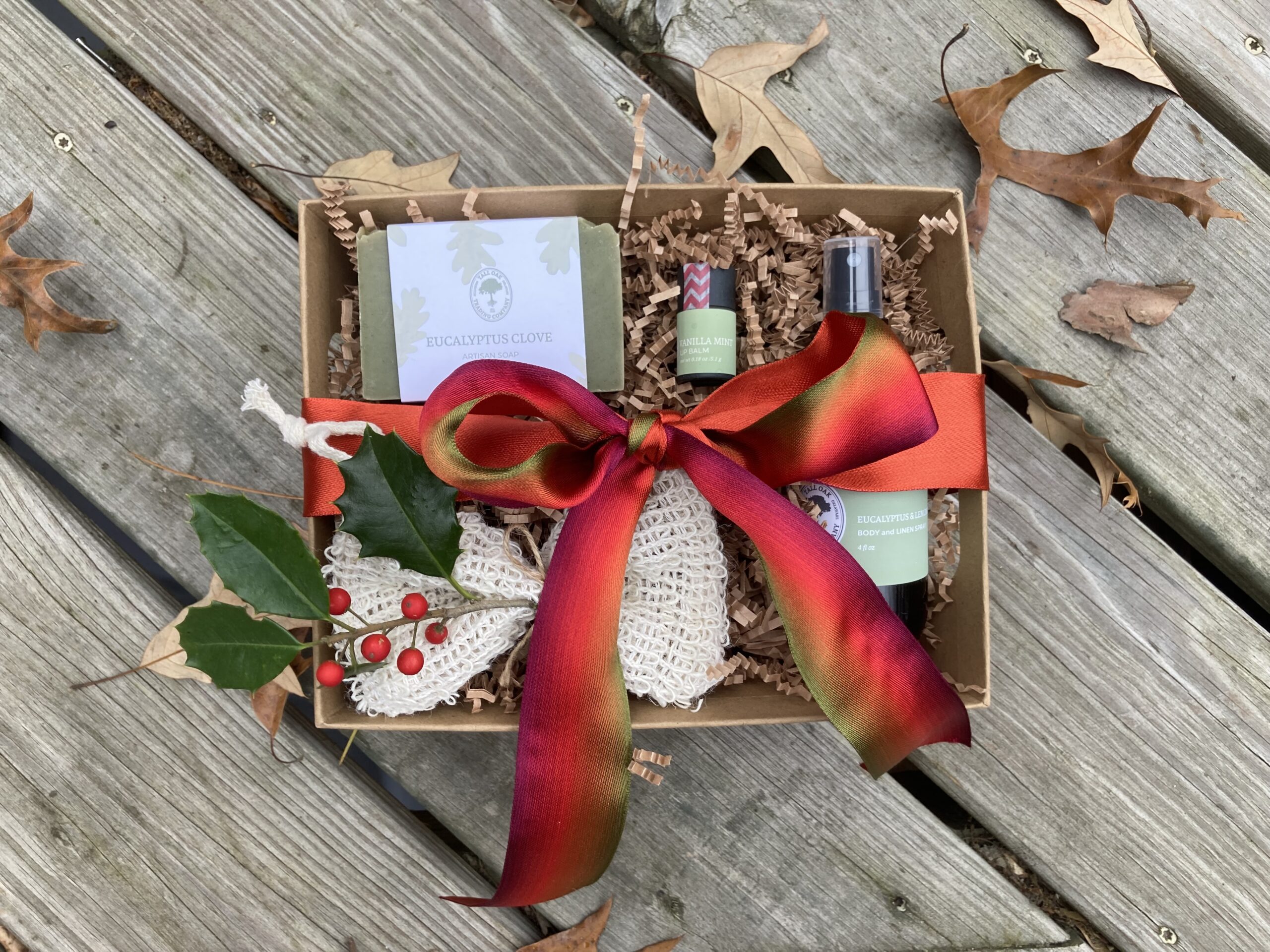 Holiday gift box set by Tall Oak Trading Company